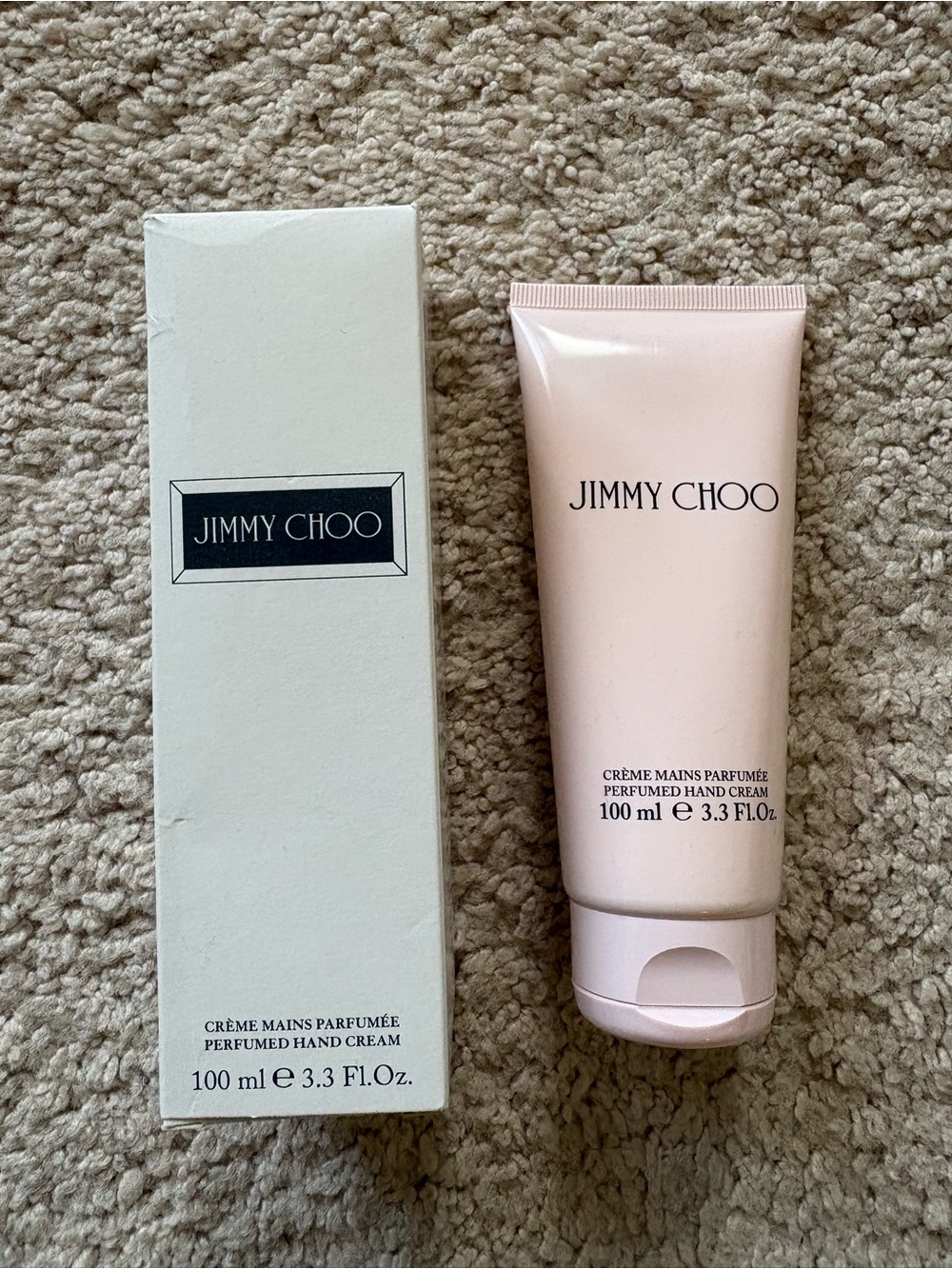 NEW Jimmy Choo Perfumed Hand Cream Lotion 3.3 oz / 100ml NIB Moisturizer